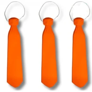 CORBATA PLASTICA NEON FLUO