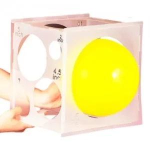 CUBO CALIBRE DE GLOBOS PLASTICO