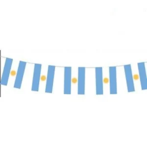 GUIRNALDA BANNER BANDERAS ARGENTINAS 5Mts - 15 banderas