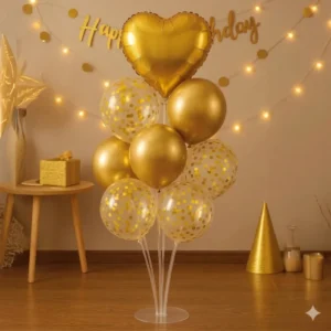 EXHIBIDOR ACRILICO DE GLOBOS PARA 7 GLOBOS